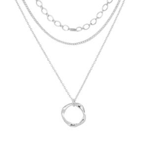 Ray layered necklace