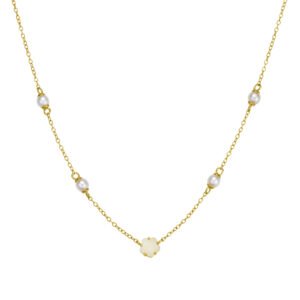 fresh pearl necklace